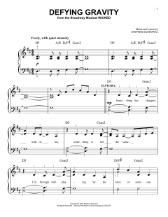 Defying Gravity von Stephen Schwartz (Download) 