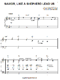 Savior, Like A Shepherd Lead Us von William B. Bradbury (Download) 