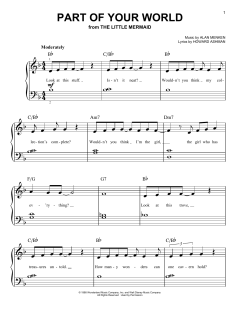 Part Of Your World von Howard Ashman (Download) 