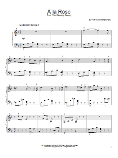Adagio "A La Rose" von Pyotr Il'yich Tchaikovsky (Download) 
