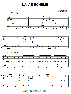 La Vie Boheme von Jonathan Larson (Download) 