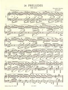 24 Präludien op. 11 von Alexander Skrjabin für Klavier im Alle Noten Shop kaufen