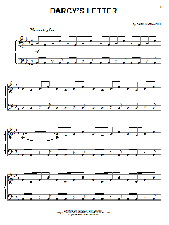 Darcy's Letter von Dario Marianelli (Download) 