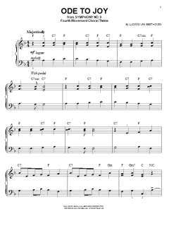 Ode To Joy von Ludwig van Beethoven (Download) 