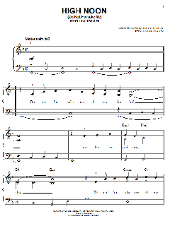 High Noon (Do Not Forsake Me) von Dimitri Tiomkin (Download) 