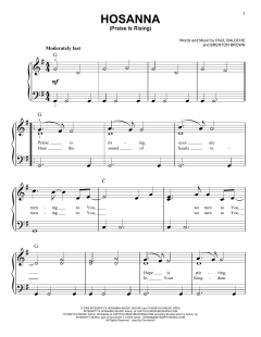 Hosanna (Praise Is Rising) von Paul Baloche (Download) 