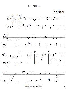 Gavotte von Jean-Baptiste Lully (Download) 