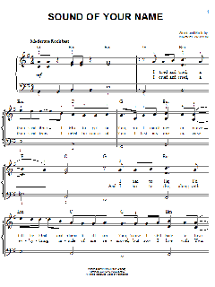 Sound Of Your Name von Michael Watson (Download) 