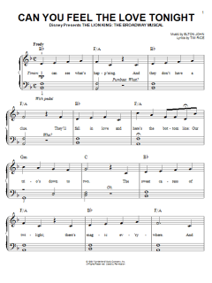 Can You Feel The Love Tonight von Elton John (Download) 