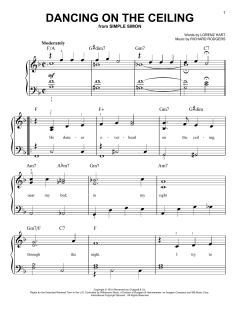 Dancing On The Ceiling von Lorenz Hart (Download) 