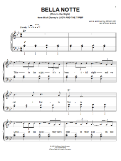 Bella Notte (This Is The Night) von Peggy Lee (Download) 