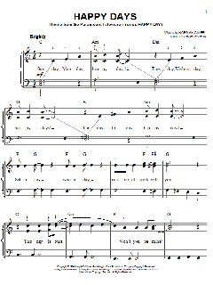Happy Days von Charles Fox (Download) 