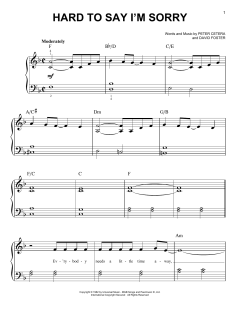 Hard To Say I'm Sorry von Chicago (Download) 