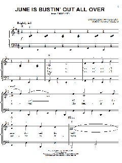 June Is Bustin' Out All Over von Rodgers & Hammerstein (Download) 