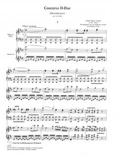 Konzert für Klavier und Orchester D-dur von Johann Baptist Vanhal für 2 Klaviere im Alle Noten Shop kaufen