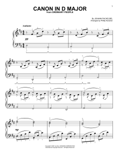 Canon In D von Johann Pachelbel (Download) 