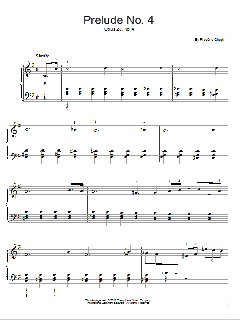 Prelude In E Minor, Op. 28, No. 4 von Frédéric Chopin (Download) 