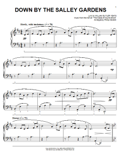Down By The Sally Gardens von Irish Folksong (Download) 