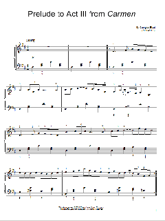 Prelude To Act III von Georges Bizet (Download) 