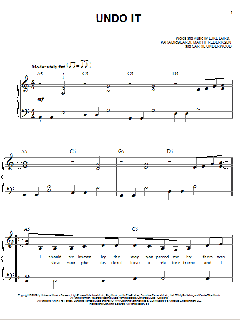 Undo It von Carrie Underwood (Download) 