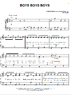 Boys Boys Boys von Lady Gaga (Download) 