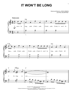 It Won't Be Long von The Beatles (Download) 