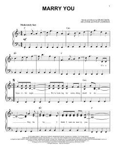 Marry You von Bruno Mars (Download) 
