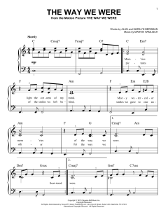 The Way We Were von Barbra Streisand (Download) 
