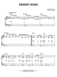 Desert Song von Brooke Fraser (Download) 