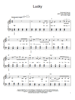 Lucky von Jason Mraz (Download) 