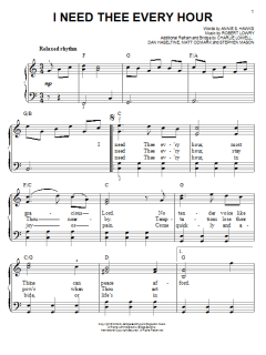 I Need Thee Every Hour von Jars Of Clay (Download) 