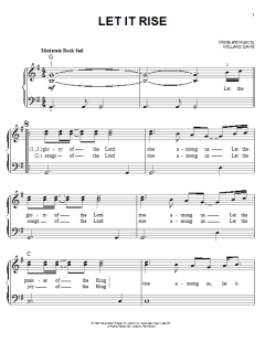 Let It Rise von Holland Davis (Download) 