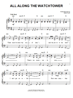 All Along The Watchtower von Bob Dylan (Download) 