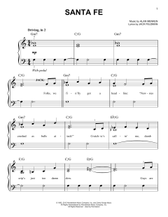 Santa Fe von Alan Menken (Download) 