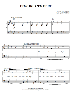 Brooklyn's Here von Alan Menken (Download) 