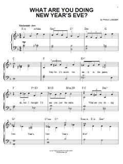What Are You Doing New Year's Eve? von Frank Loesser (Download) 