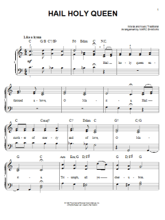 Hail Holy Queen von Marc Shaiman (Download) 