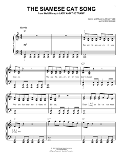 The Siamese Cat Song von Peggy Lee (Download) 