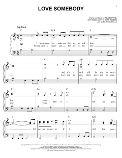 Love Somebody von Maroon 5 (Download) 
