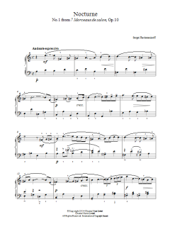 Nocturne (No.1 from 7 Morceaux de salon, Op.10) (Download) 