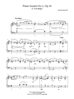 Piano Sonata No. 2, Op. 36 - 2nd Movement (Download) 