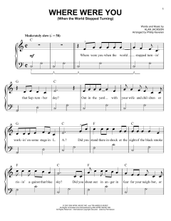 Where Were You (When The World Stopped Turning) von Alan Jackson (Download) 