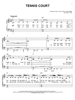 Tennis Court von Lorde (Download) 