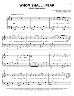Whom Shall I Fear (God Of Angel Armies) von Chris Tomlin (Download) 