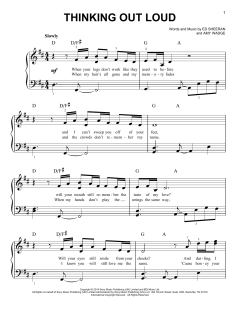 Thinking Out Loud von Ed Sheeran (Download) 