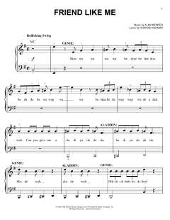 Friend Like Me von Alan Menken (Download) 