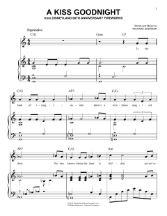 A Kiss Goodnight von Richard Sherman (Download) 