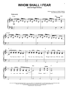 Whom Shall I Fear (God Of Angel Armies) von Chris Tomlin (Download) 