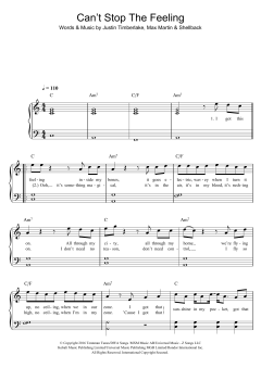 Can't Stop The Feeling von Justin Timberlake (Download) 