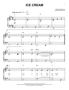 Ice Cream von Sarah McLachlan (Download) 